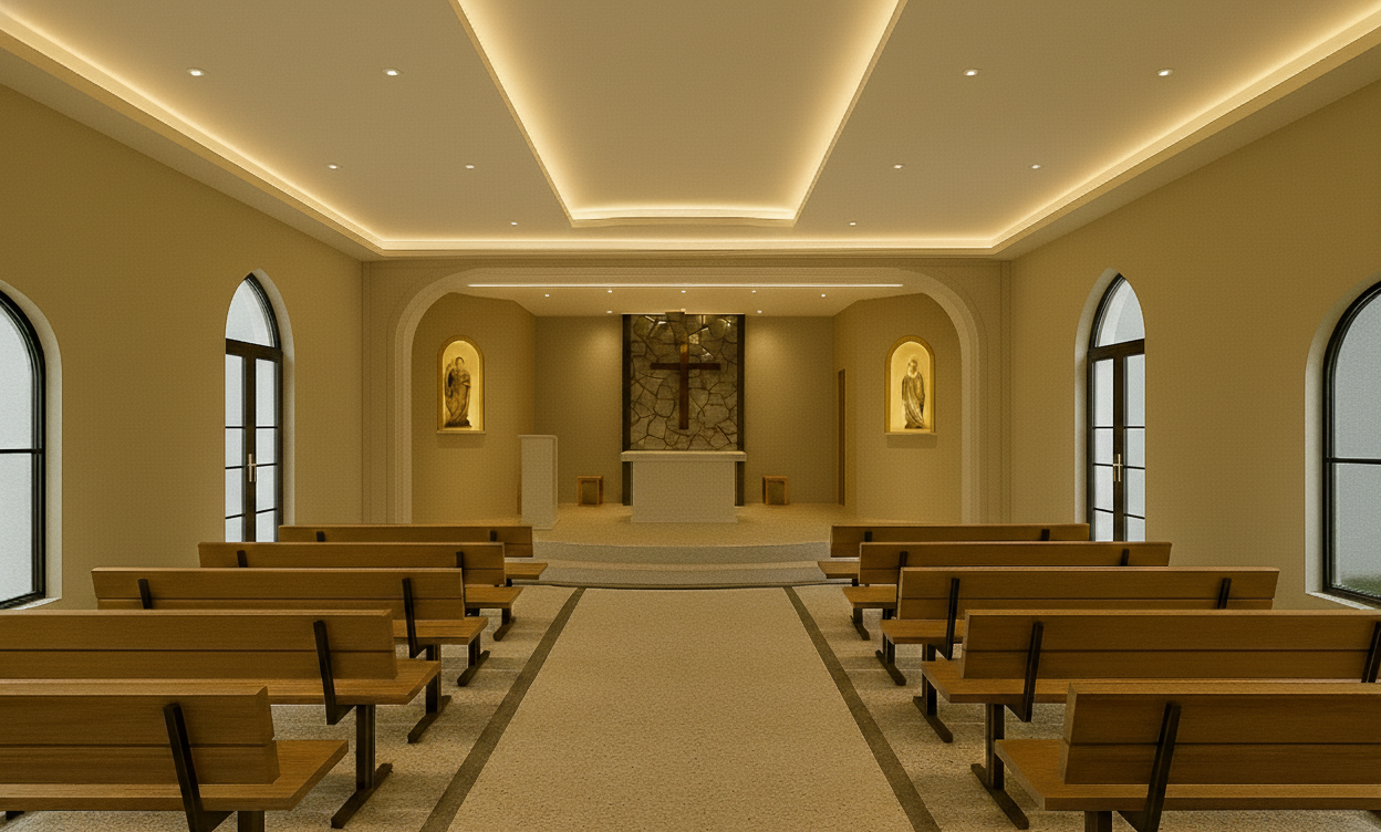 Interior Capela São Miguel Arcanjo